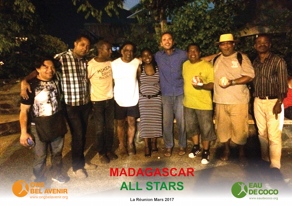 L’équipe d’Eau de Coco à Madagascar rencontre les Madagascar All Stars