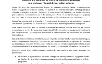 Communiqué : Plan Cap Résilience 2026